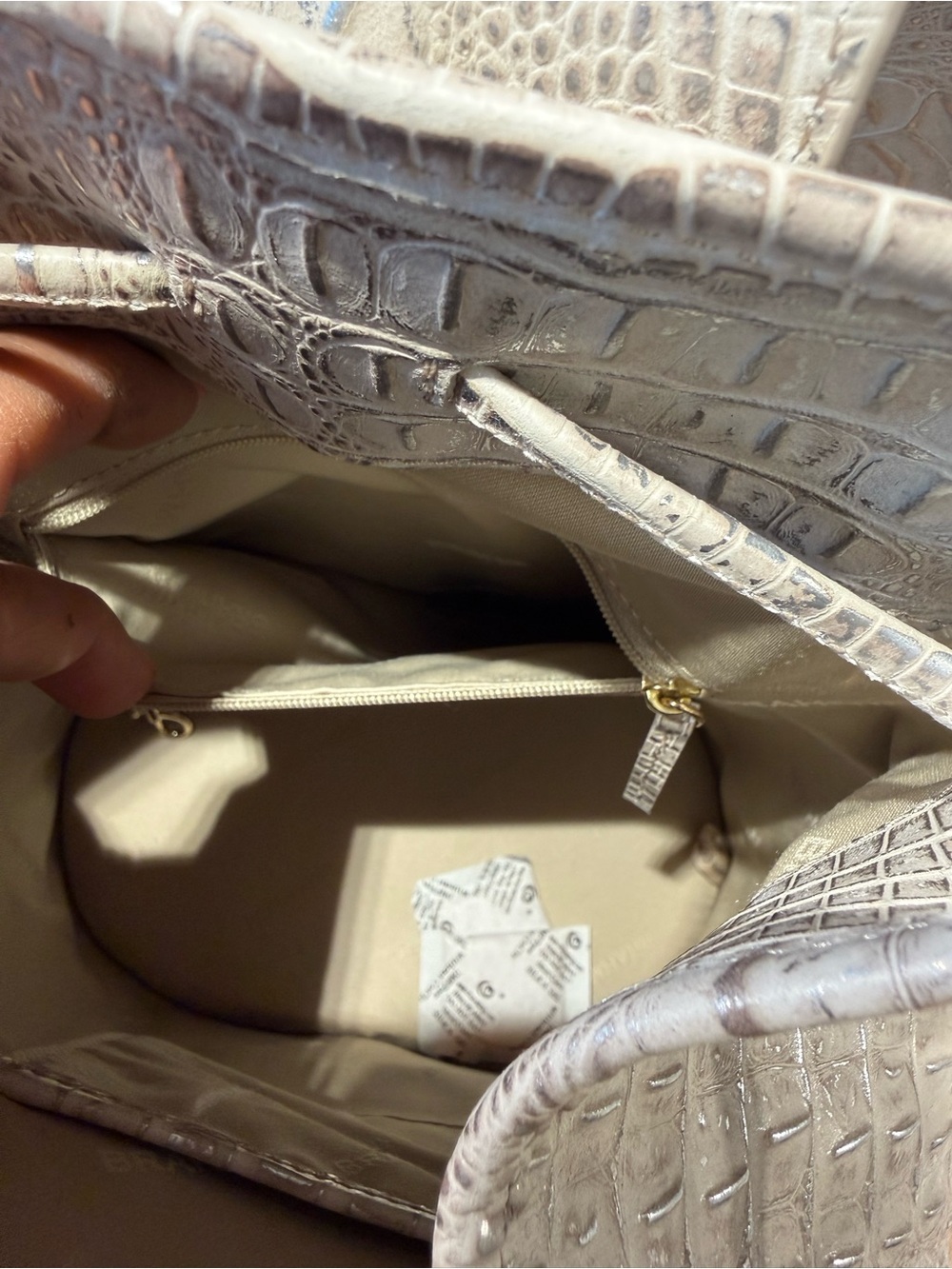 Brahmin Mini Melbourne Oyster Backpack - Picture 8 of 8